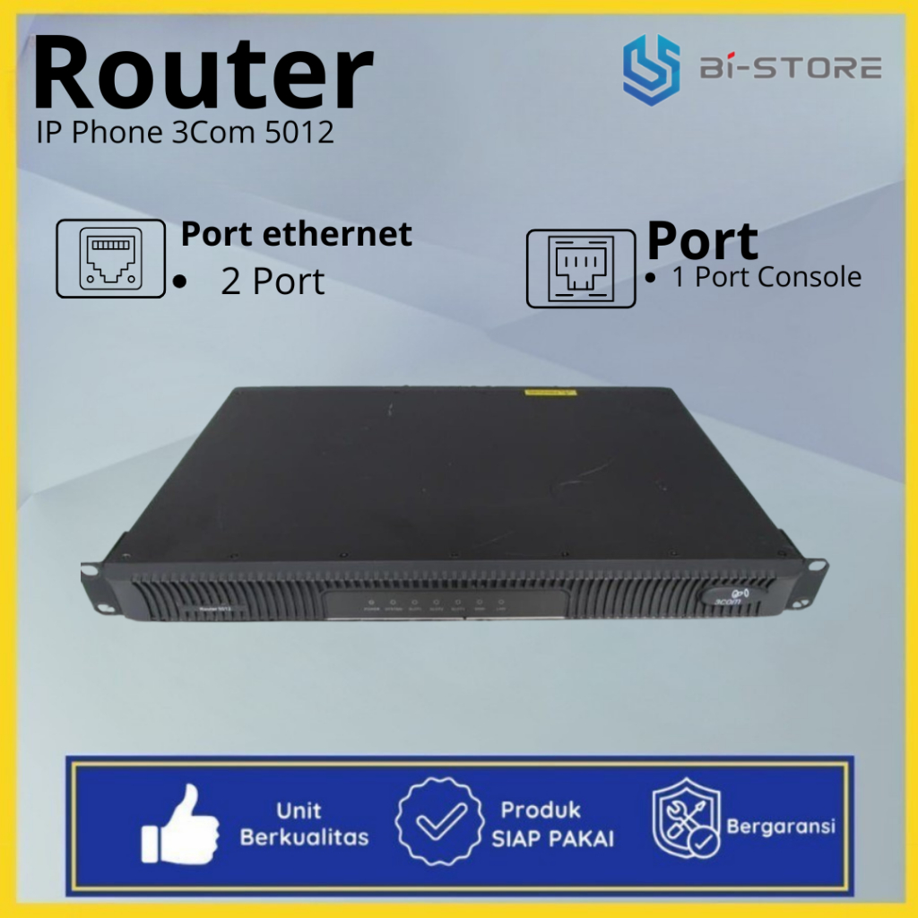 Router IP Phone 3Com 5012 Dengan Modul 2FXS