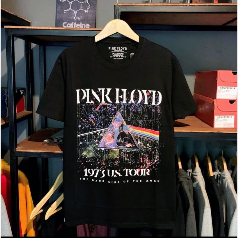 (SALE) T-SHIRT PULL*BEAR PINK FLOYD FULL TAG / KAOS PNB CATTON UNISEX PRIA/WANITA