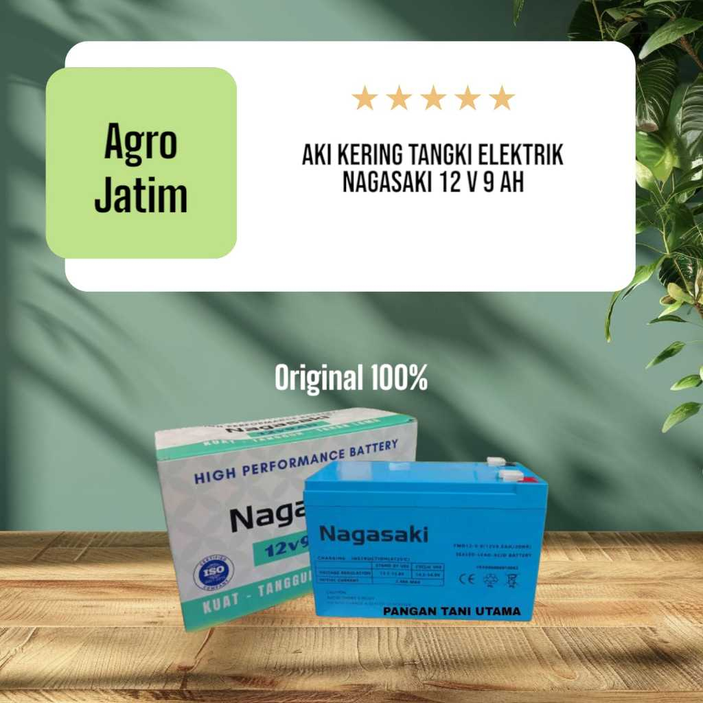 Aki Kering Tangki Elektrik NAGASAKI 12V 9 AH