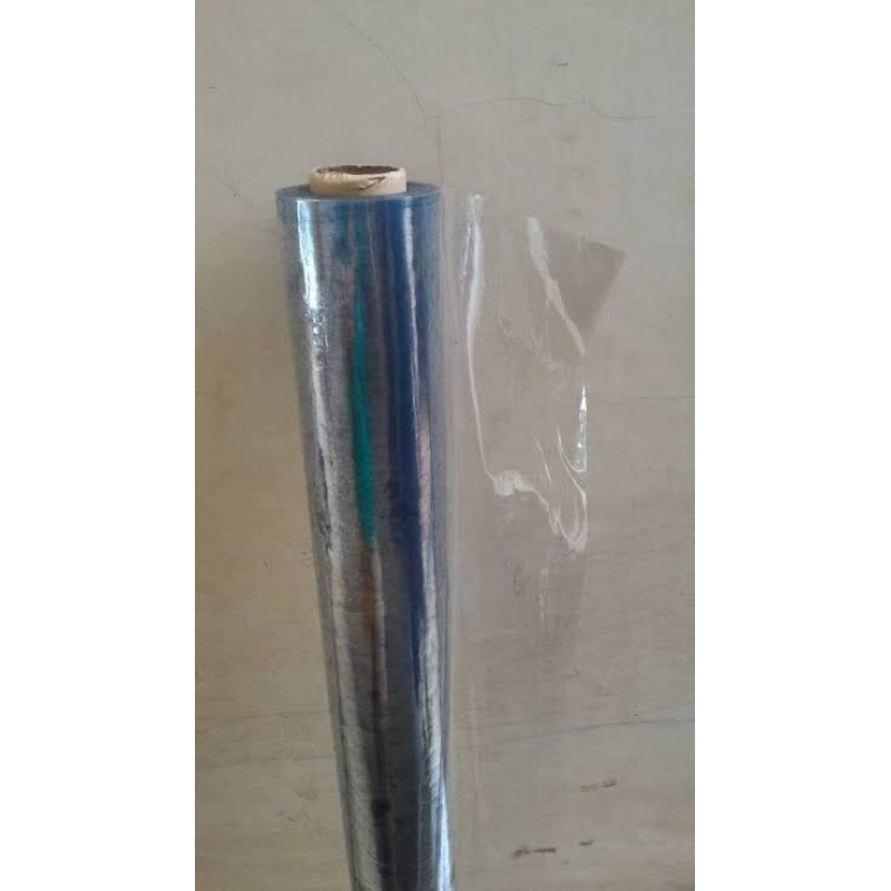 Jual Meteran Plastik Mika lemes Bening pelapis / taplak Meja Makan
