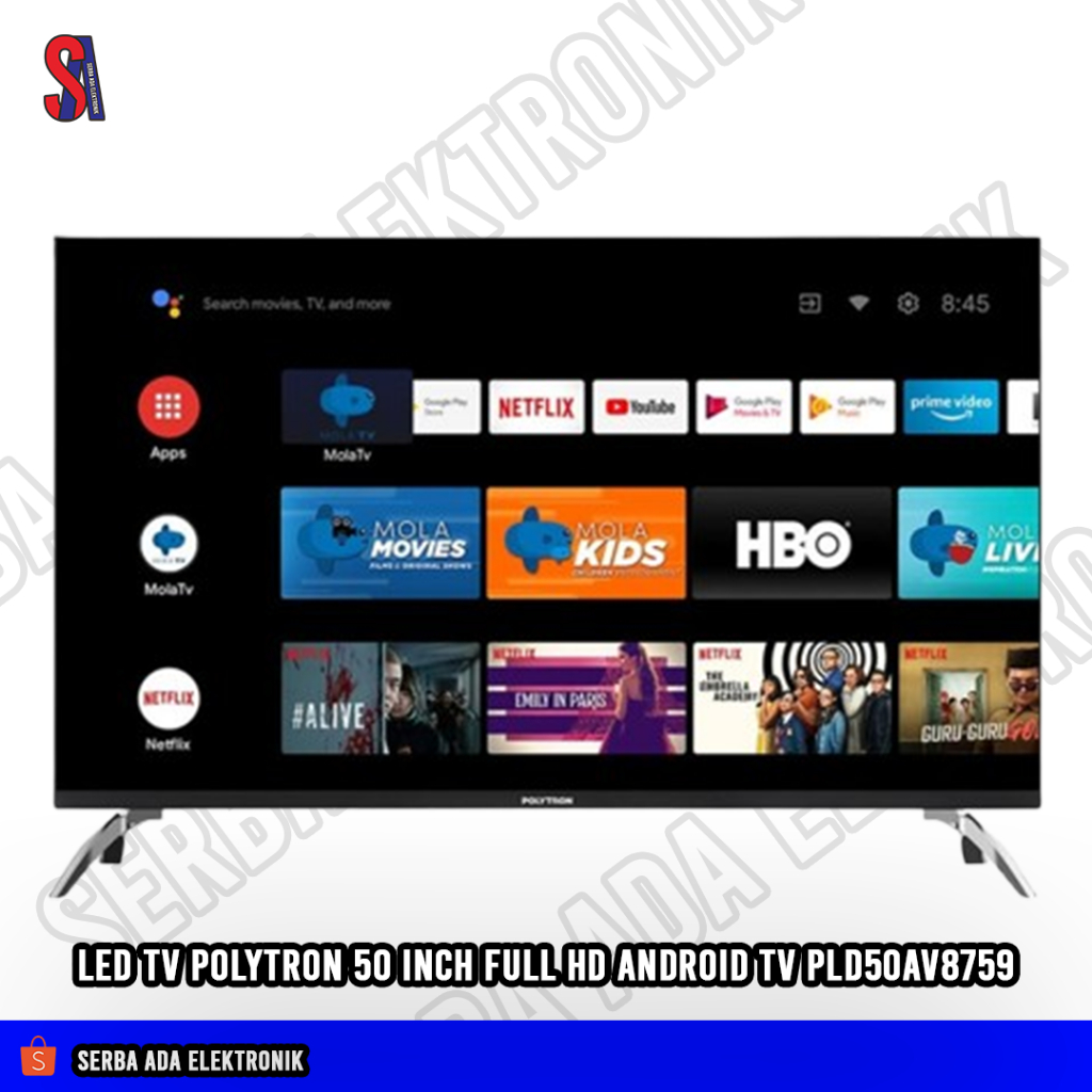 LED TV Polytron 50 Inch Full HD Android TV PLD50AV8759