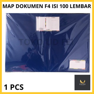 

(1 PCS/1 BIJI) Map Dokumen Keeper / Clear Holder / Document Keeper / Display Book EAGLE A4 / F4 100 Pocket/ Map dokumen isi 100 lembar