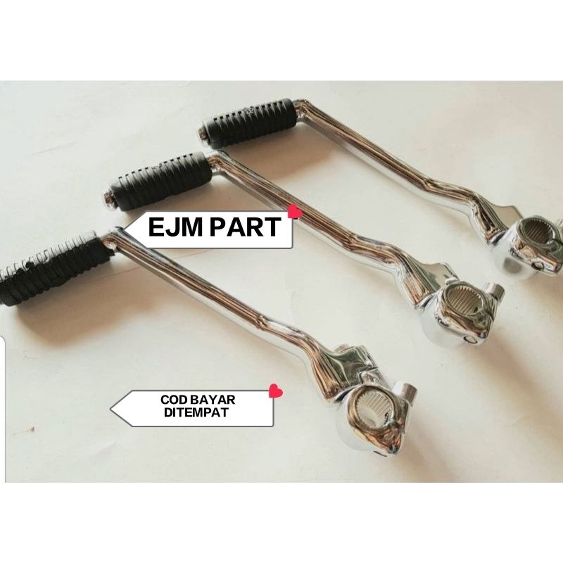 Selahan engkolan RX king new chrome crome/Kickstater selah engkol peredam RX king New RX king old RX