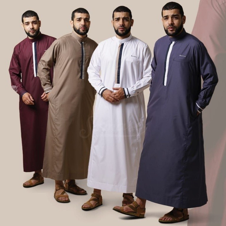 Jubah Samase T020 Jubba Saudi Pria Lengan Panjang