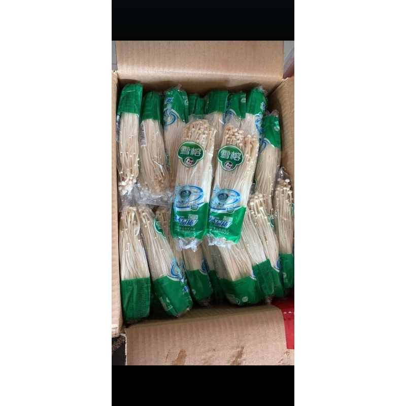 

Jamur Enoki Vakum jual perdus,isi 50 pcs