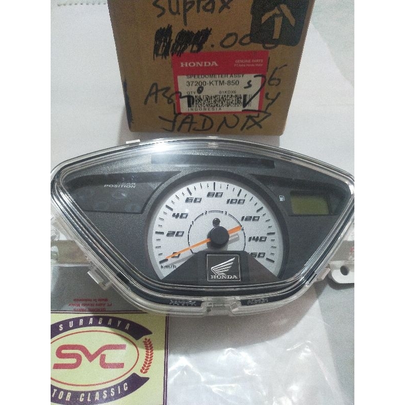 37200-KTM-850 SPEEDOMETER SPEDO SPIDO SUPRA X 125 LAMA ORI AHM
