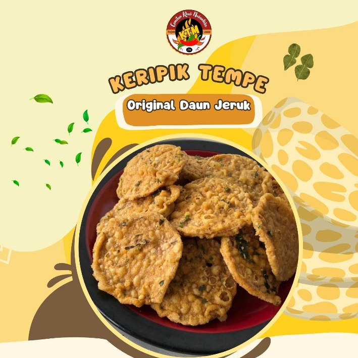 

250 Gram Tempe Bulat Crispy Varian Rasa Original Daun Jeruk
