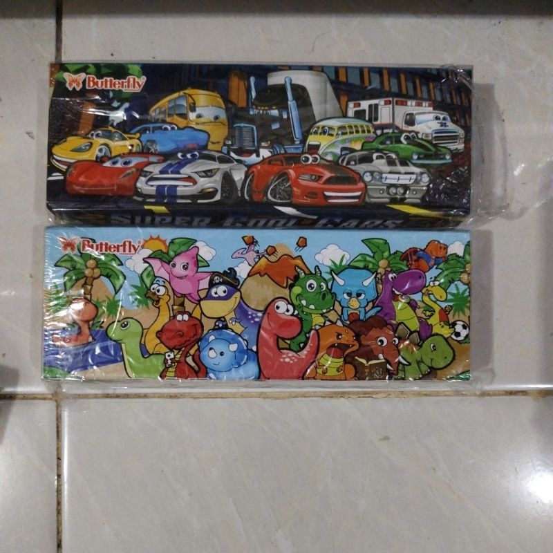 

BUTTERFLY - Tempat pensil anak/ tempat pensil lucu motif random