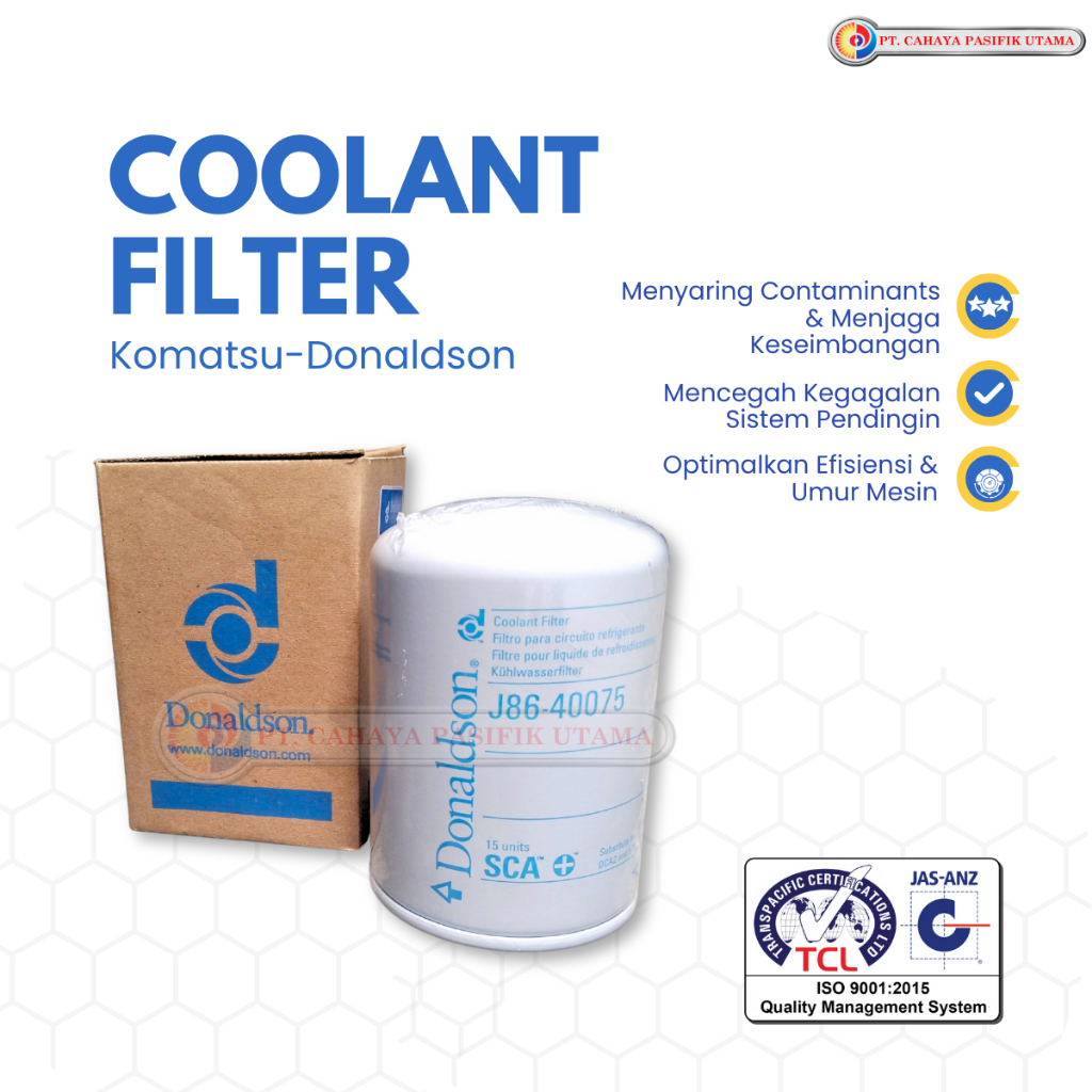 Coolant Filter Donaldson J8640075 J86-40075