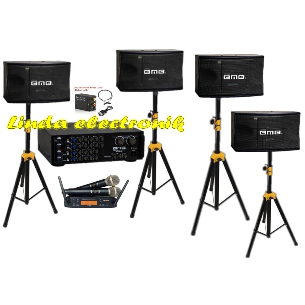 paket karaoke bmb cs350v 8 inch 4 bh bmb da2000pro bt bmb wt7500 original
