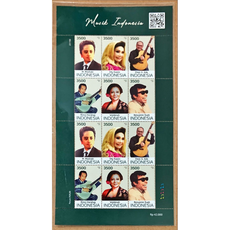 

(FA) PRANGKO INDONESIA 2023 FULL SHEET MUSIK INDONESIA . MNH.