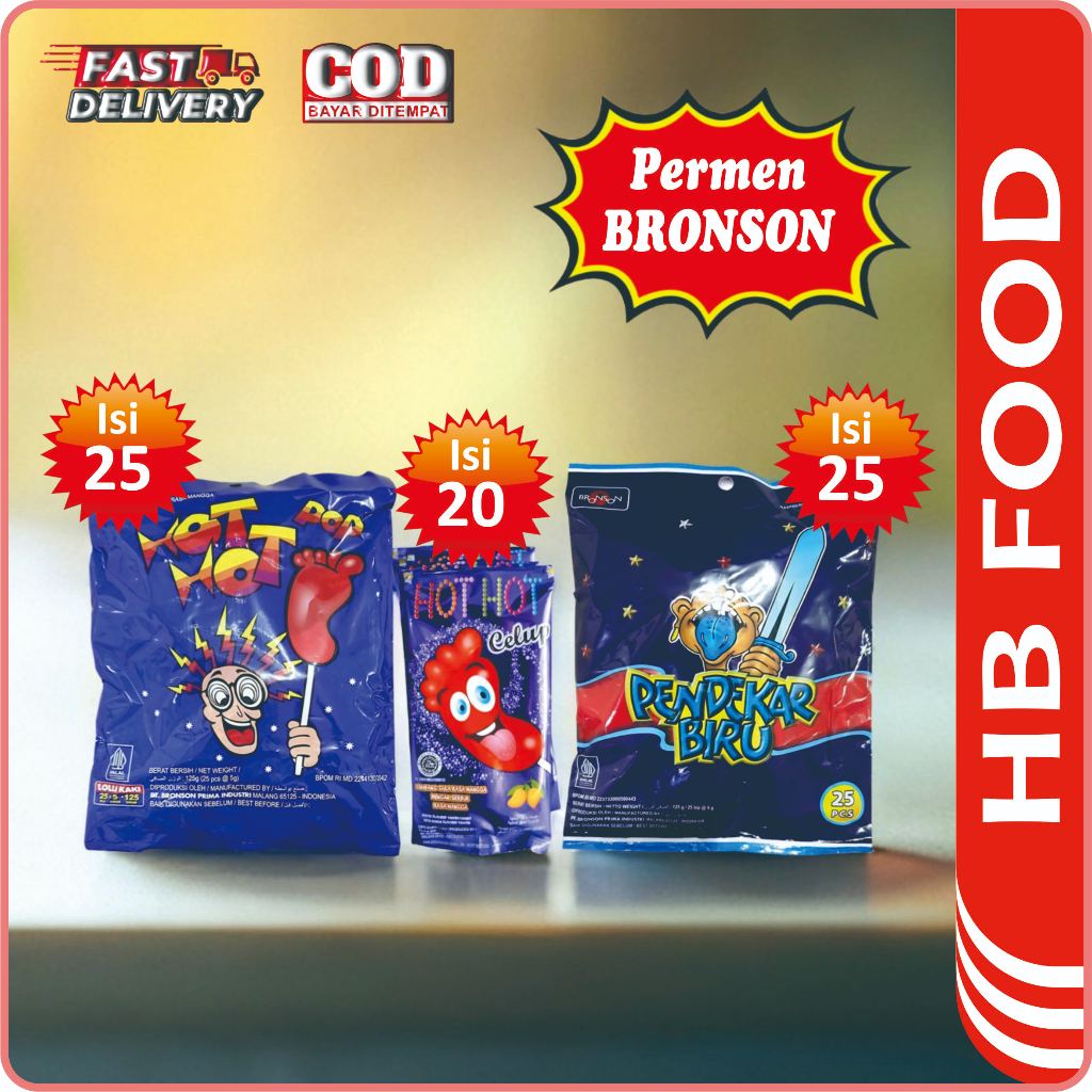 

Hot Hot Pop - Permen Kaki - Rasa Mangga - 1 pak isi 25 buah