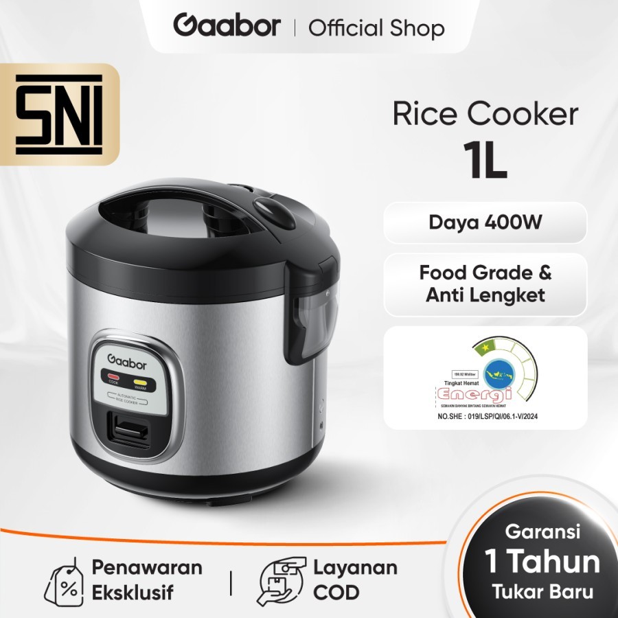 GAABOR Rice Cooker / Magic Com Anti Lengket