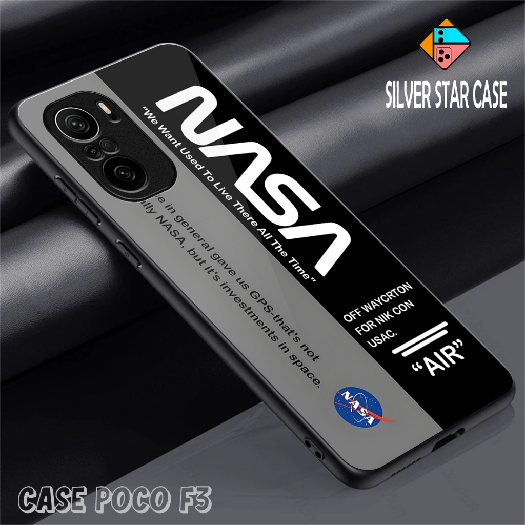 Case Glass Kaca POCO F3 - Casing POCO F3 - Case Glossy Case Aesthetic Custom Case Anime Case Hp XIAO