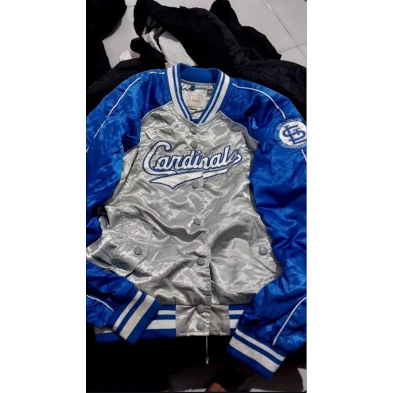 Varsity Mlb bahan satin