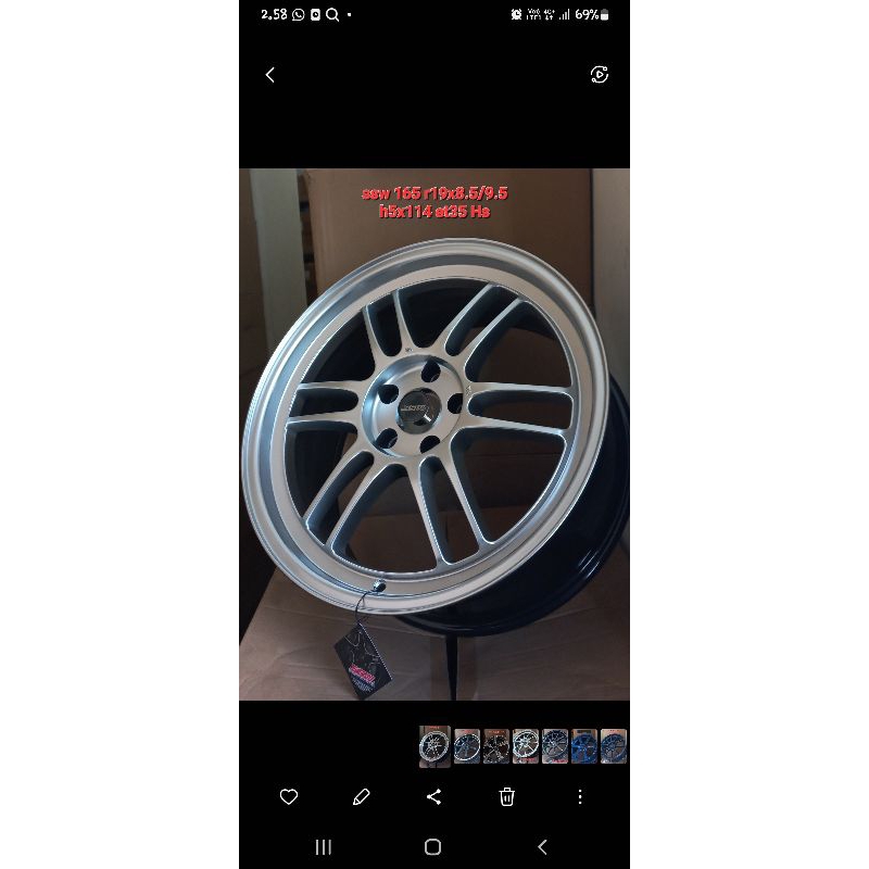 velg mobil enkei RPF ssw 19