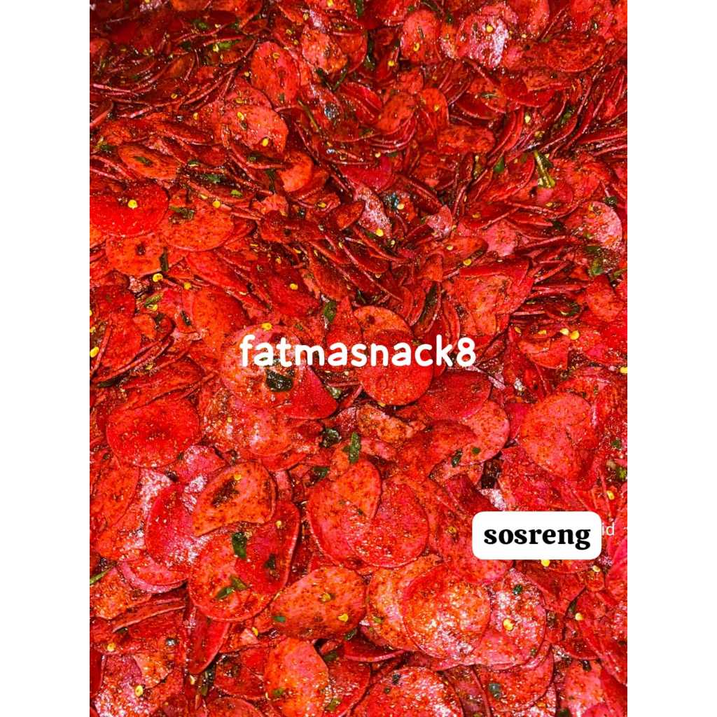 

Sosreng/sosis goreng pedas daun jeruk bumbu chili oil melimpah/sosreng viral terlaris/sosis goreng/sosreng original daun jeruk