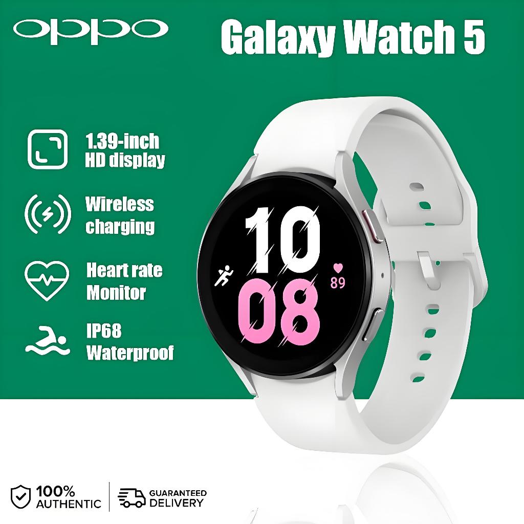 OPPO Watch5 Waterproof Smartwatch Pria Dan Wanita Olahraga Jam Tangan Pintar Pelacakan Kebugaran Det