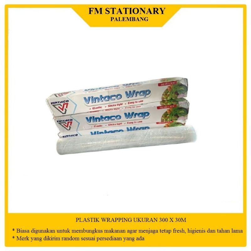 PLASTIK WRAP CLING WRAPPING 300mm x 30M