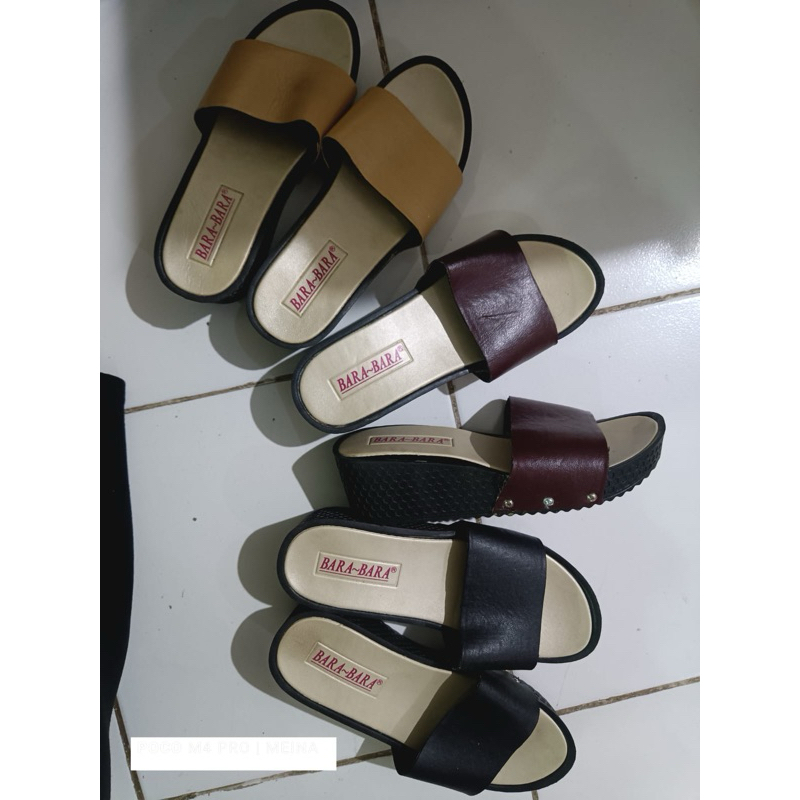 Sandal Kokop Karet Wanita Bara-Bara