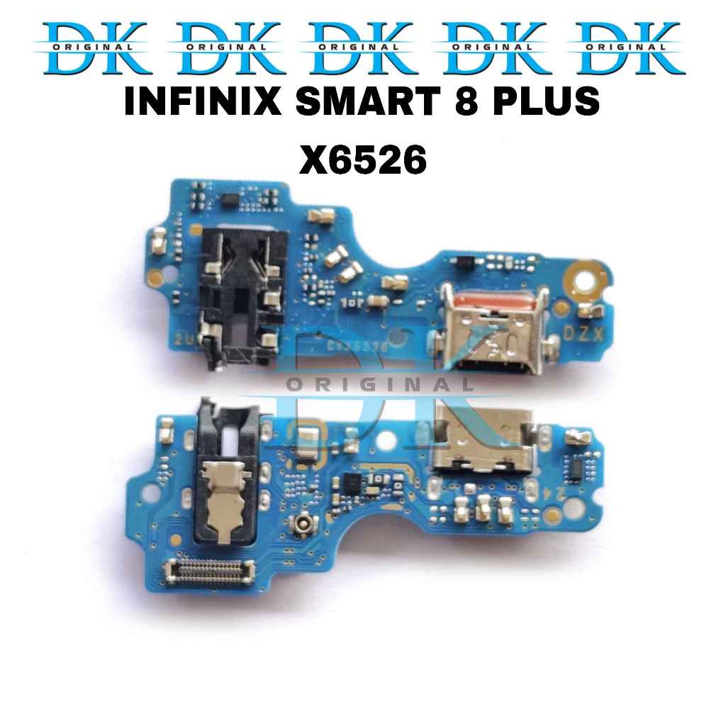 Konektor Charger Infinix Smart 8 Plus X6526 USB Papan Cas Mic Pcb Board Ori