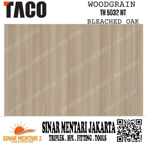 TACO HPL WOODGRAIN TH 5032 NT BLEACHED OAK