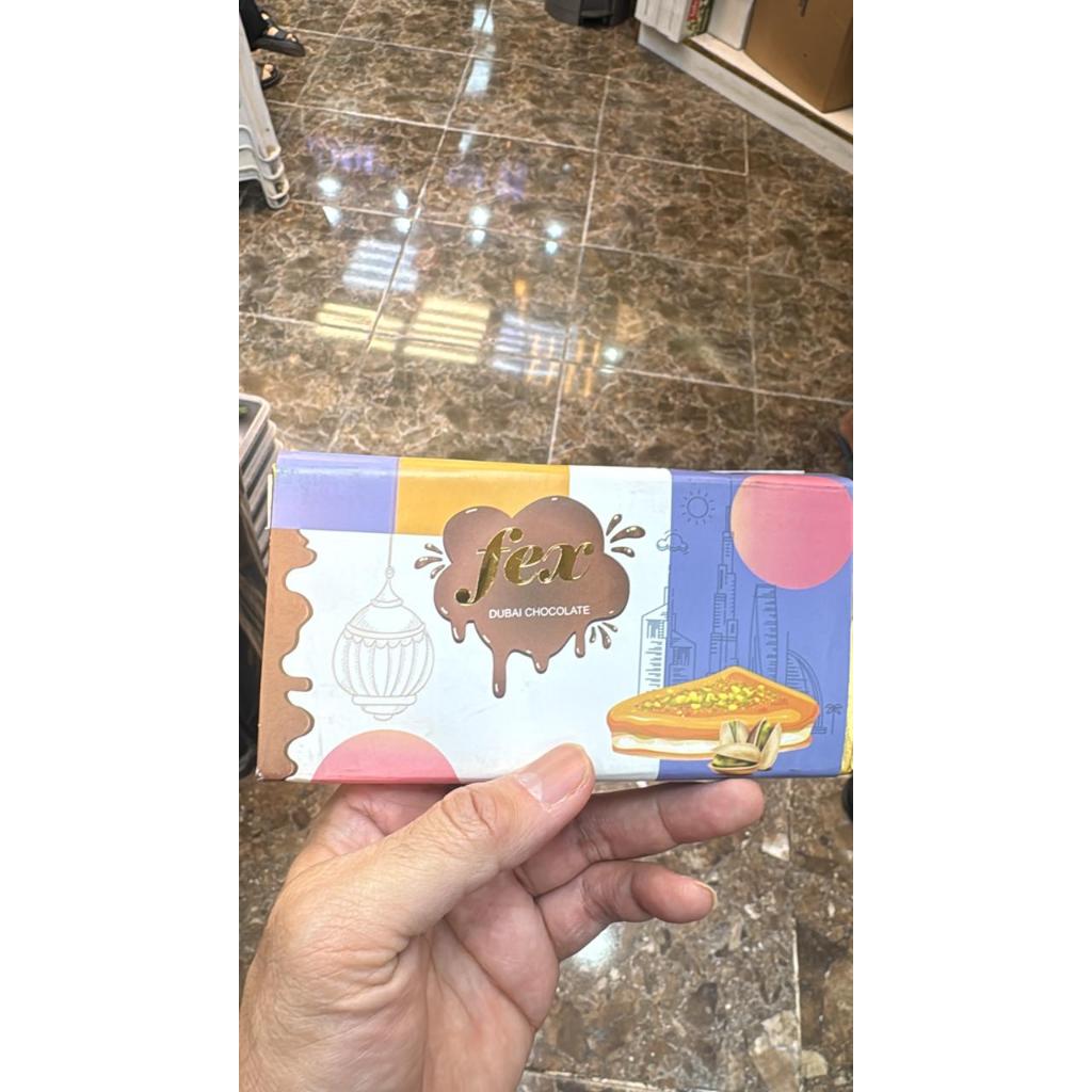 

fex dubai chocolate coklat dubai