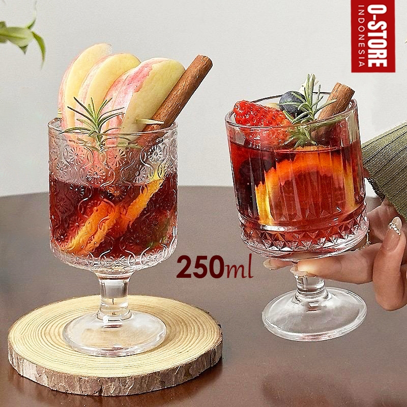 Gelas Kaca Aesthetic Ala Korea Champagne Glass Gelas Kaca Flute Gelas Wine Gelas Champagne Gelas Jus