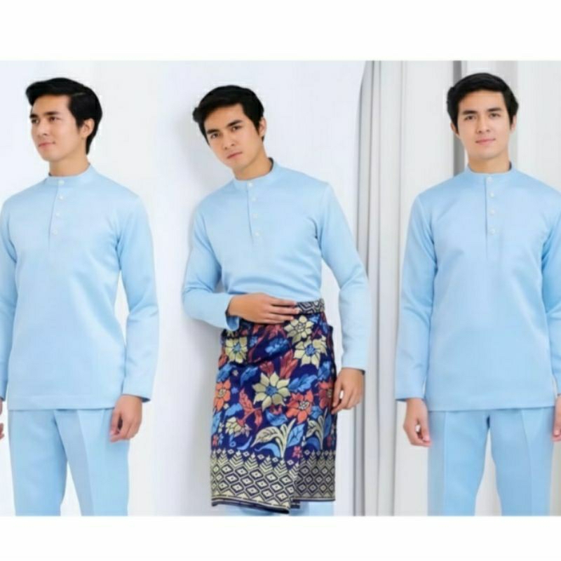 SETELAN BAJU KURUNG MELAYU CEKAK MUSANG TELUK BELANGA,SETELAN BAJU DAN CELANA TIDAK TERMASUK SONGKET