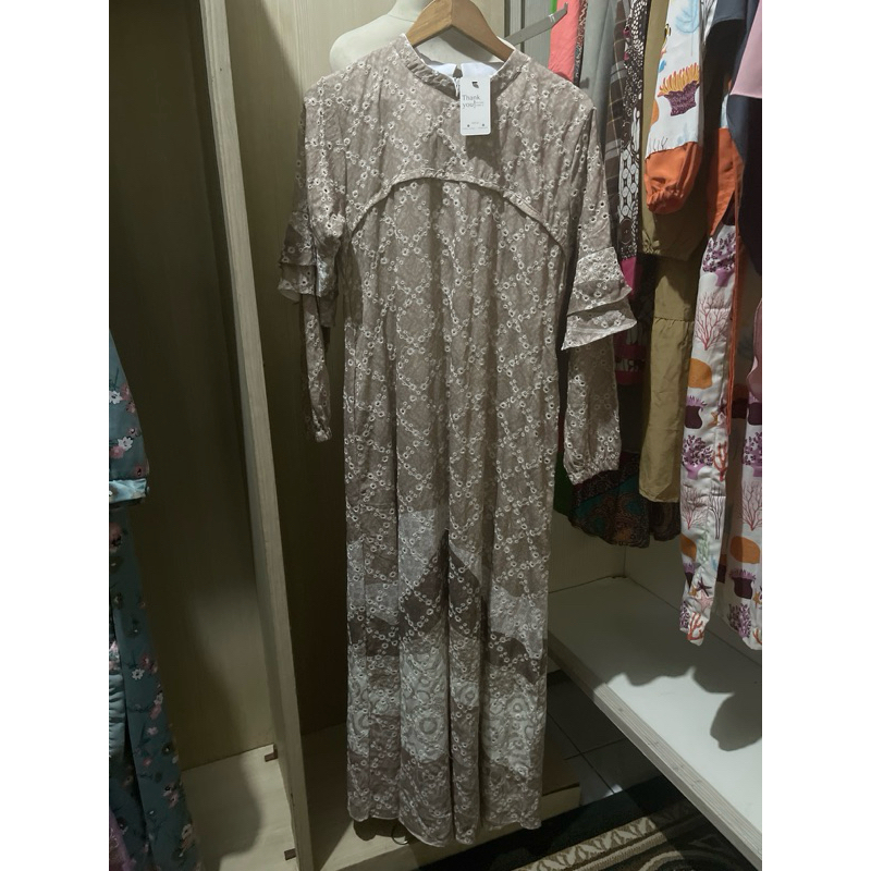 CUCI GUDANG BUTIK PRELOVED NEW - Gamis Semi Brokat