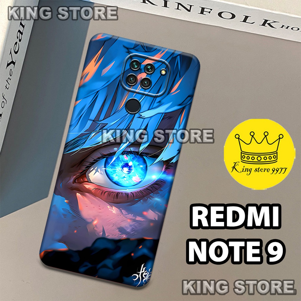 (KS7)  Softcase karet  untuk REDMI NOTE 9 2024  Motif gambar Anime Jujutsu Kaisen/casing  REDMI NOTE