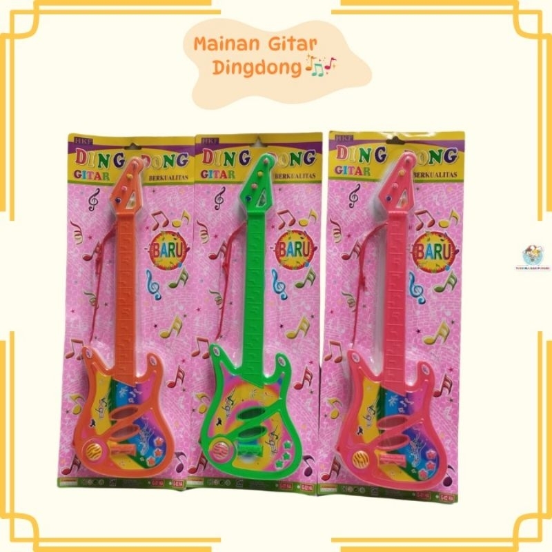 Mainan Alat Musik Gitar Dindong