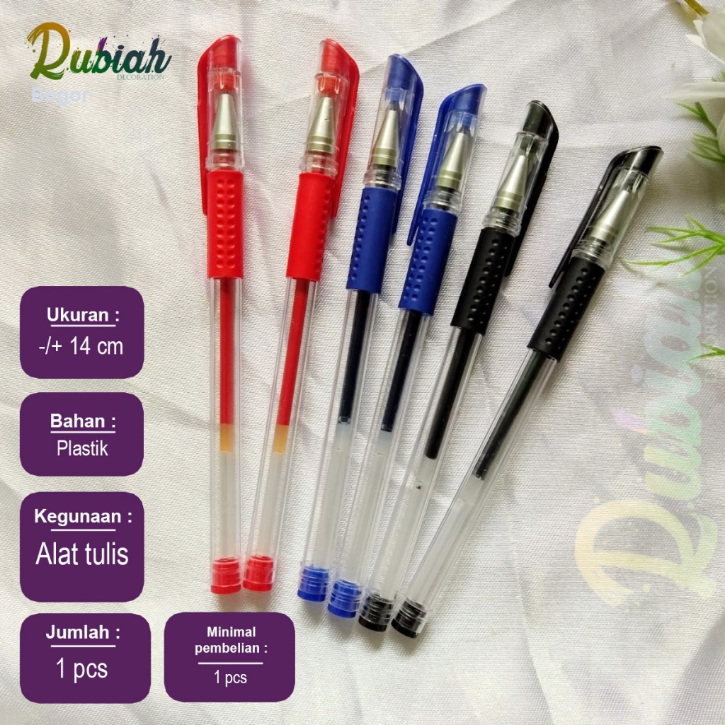 

Pulpen pena Gel 0.55 mm Alat tulis Sekolah Kantor