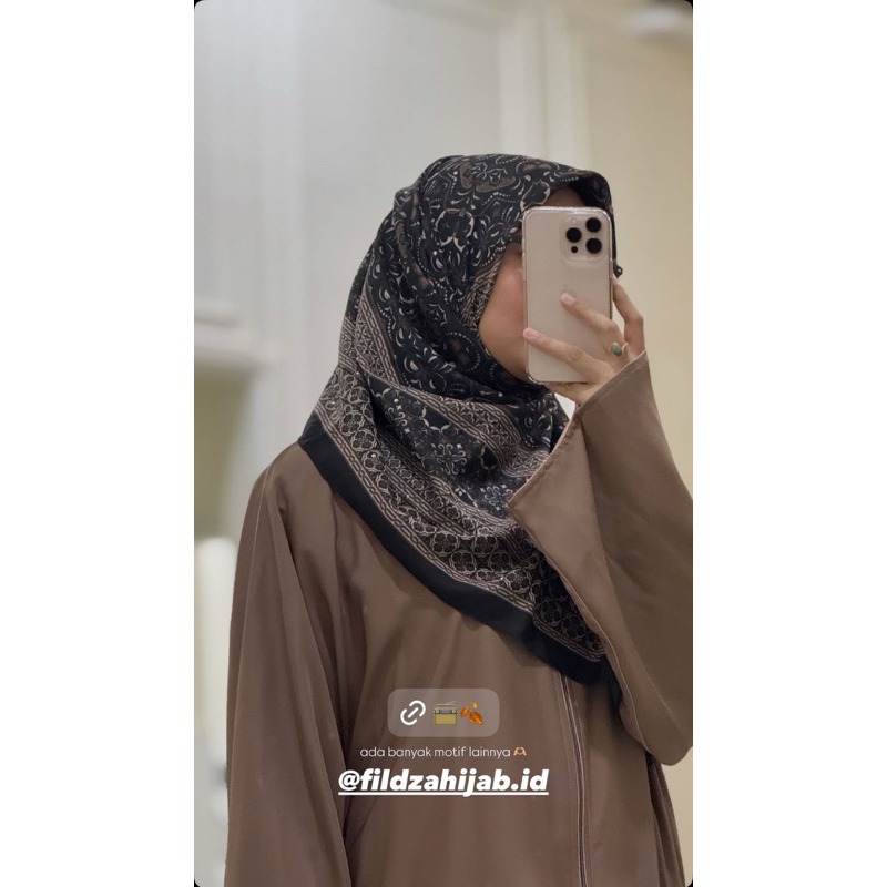 Segi Empat Voal Sawl Motif Voal Ultrafine