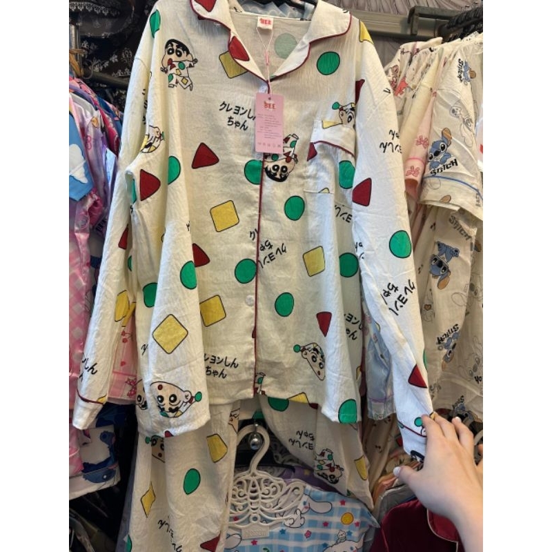 Baju tidur BKK pp sinchan limited stock