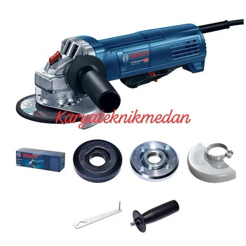 BOSCH MESIN GERINDA 4" GWS9-100P | GRINDING MACHINE GWS 9-100P | MESIN GRENDA GWS 9-100P