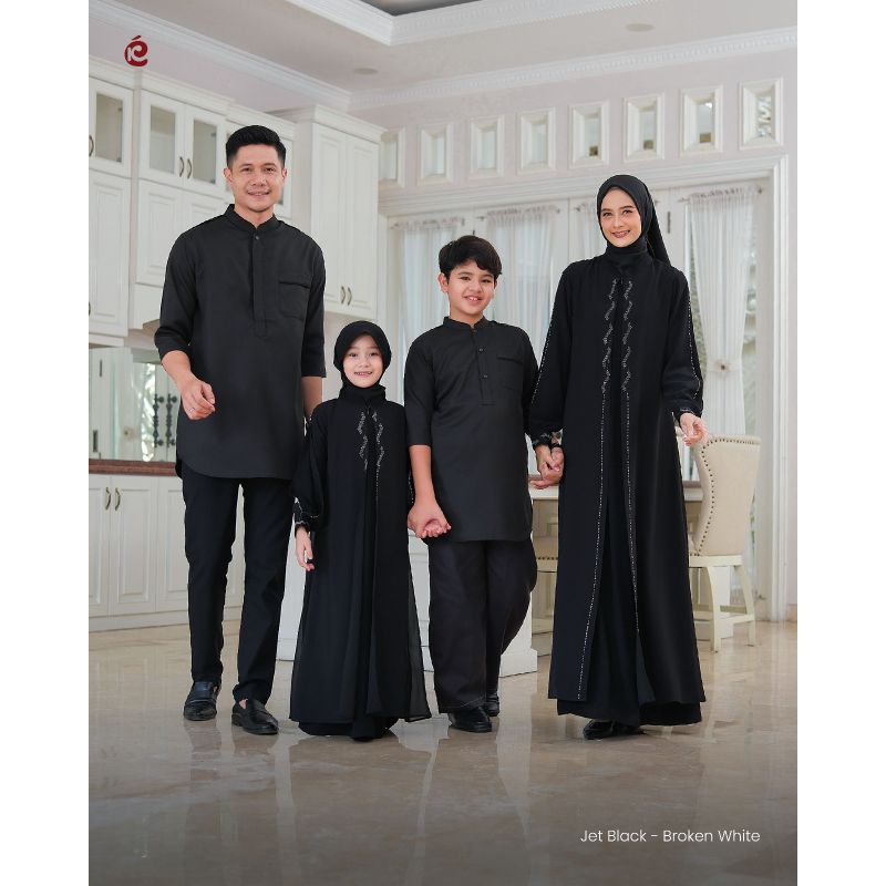 Alata Series by Keke//Sarimbit 2025//Warna Hitam dan Putih//Seragam Lebaran