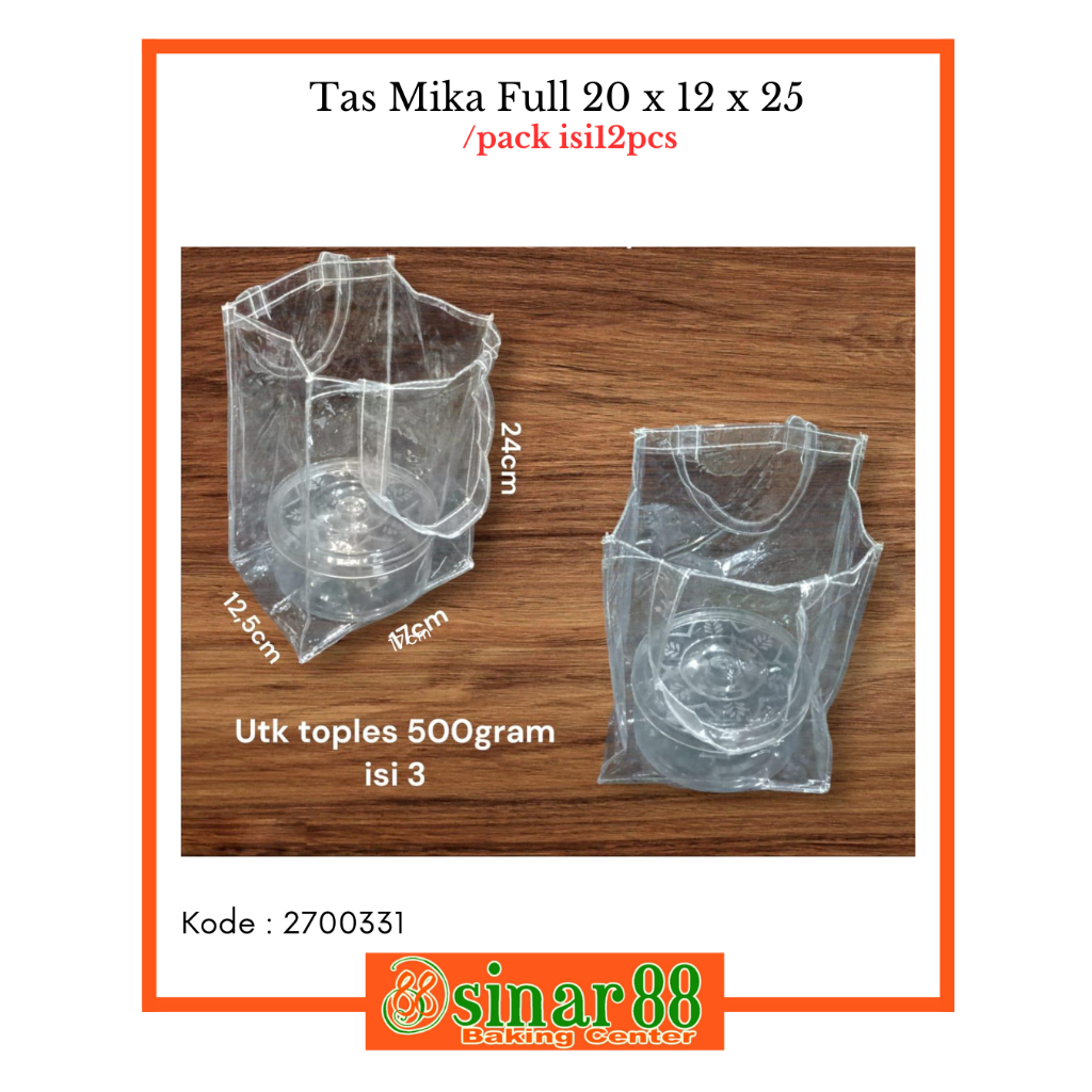 

Tas Mila Plastik Full uk 20 X 12 X 25 (ISI 12PCS)