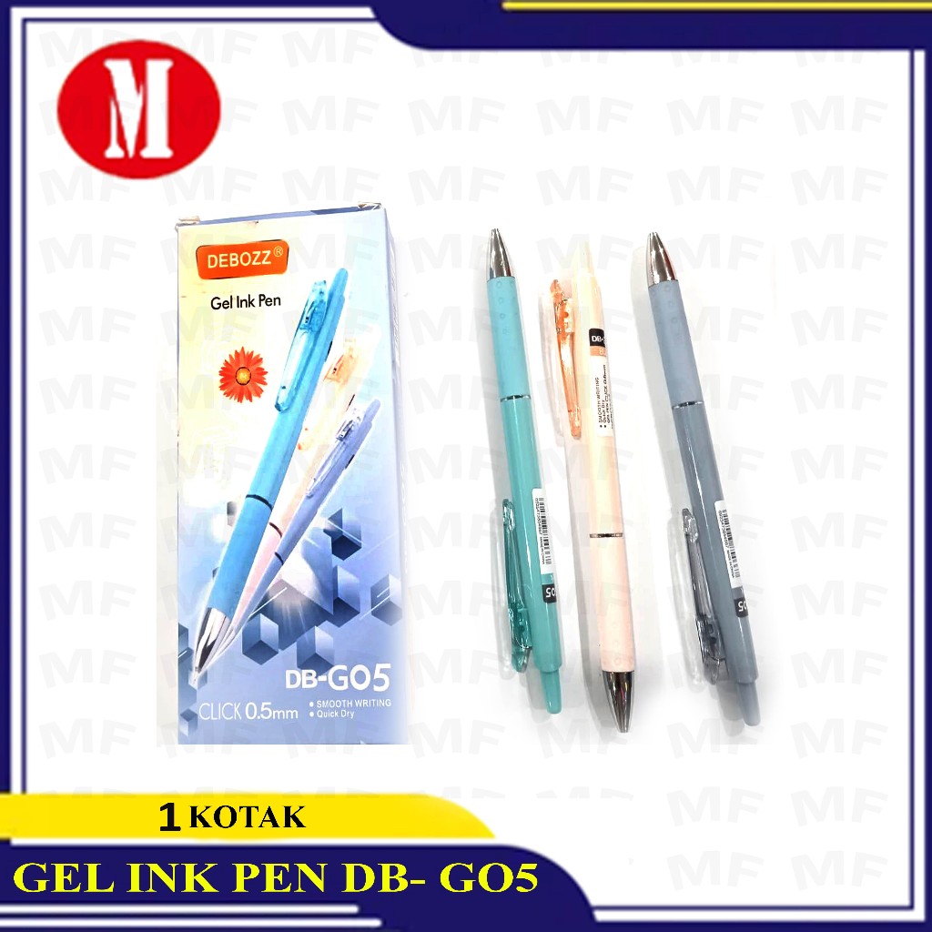 

Pena Debozz Gel Ink Pen DB-G05 (1 kotak)