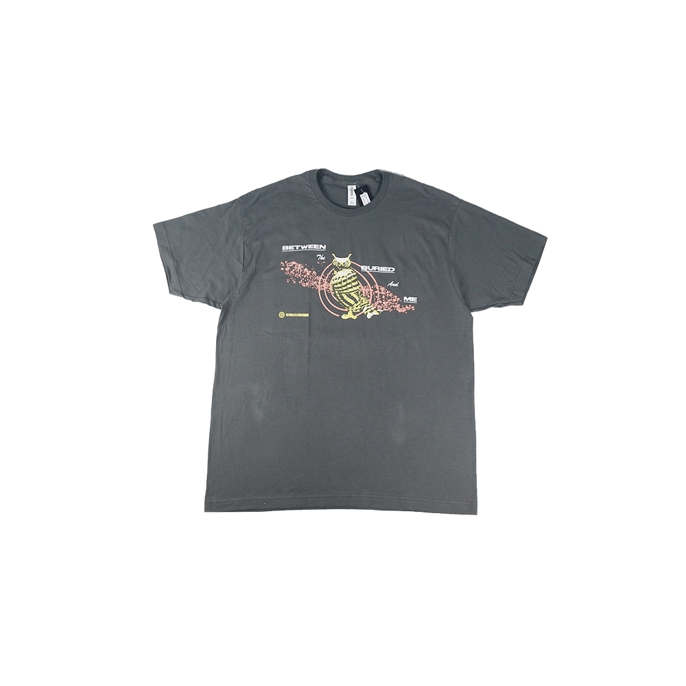 Kaos Band Between The Buried And Me Owl Tshirt Charcoal