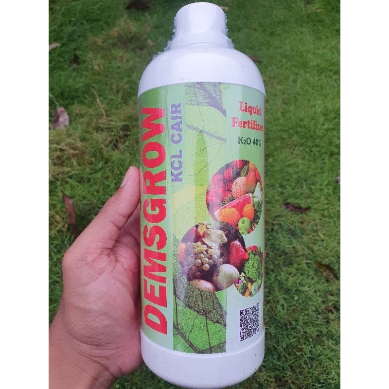 DEMSGROW KCL (K²O) 40% 500ml - 1000ml - Pupuk Anorganik Non-Chlor
