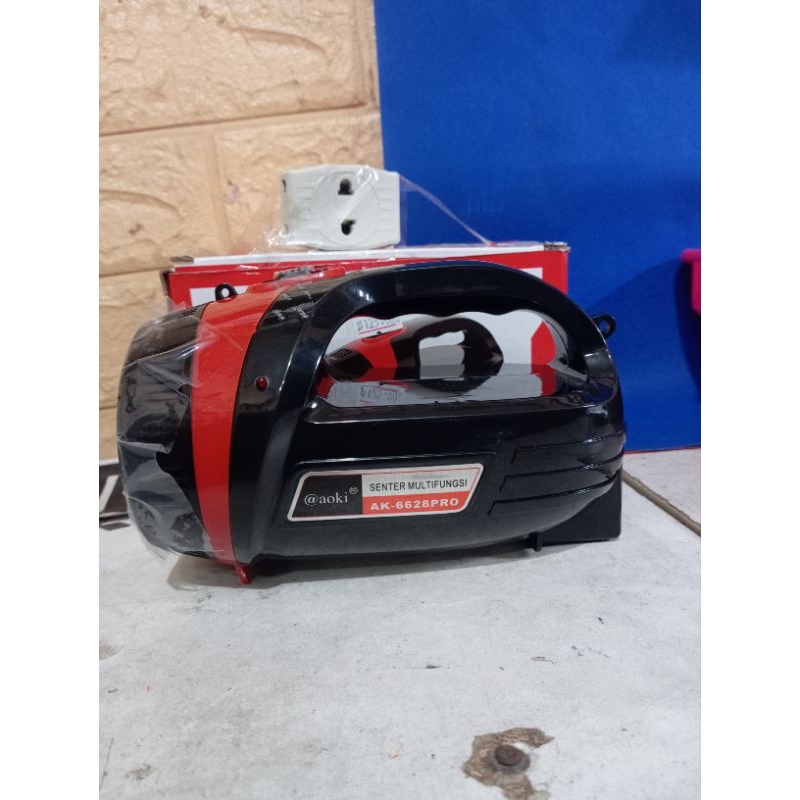 Senter Besar Ukuran jumbo LED lampu emergency 2 in 1