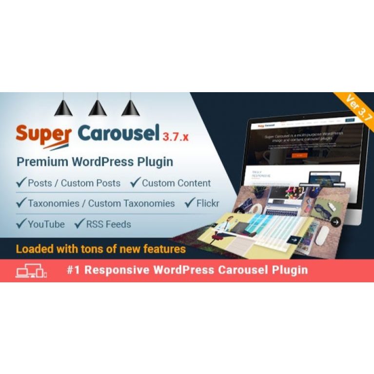 Super Carousel – Responsive WordPress Plugin | Plugin Wordpress | Bonus 1 Plugin | Unlimited Device