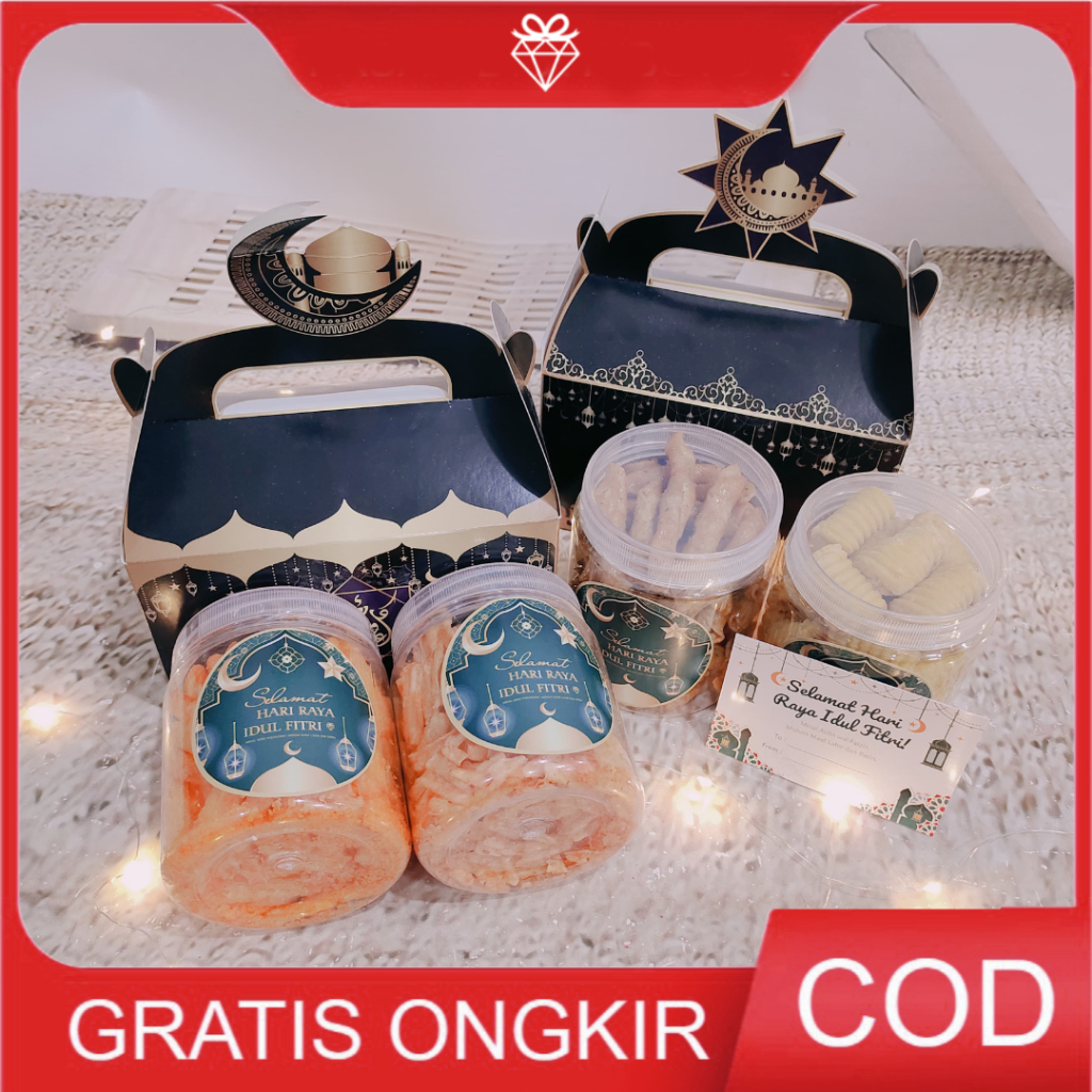 

MINAL GIFT- Hampers Idul Fitri - Hampers Ramadhan - Kado Lebaran Murmer - Bingkisan Kado Snack HR010