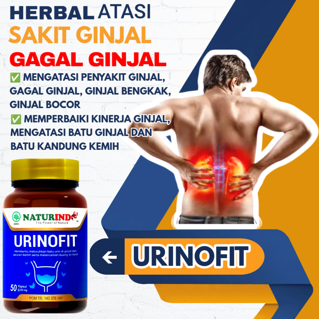 Naturindo Urinofit Obat Batu Ginjal Urinofit Infeksi Saluran Kemih Ampuh