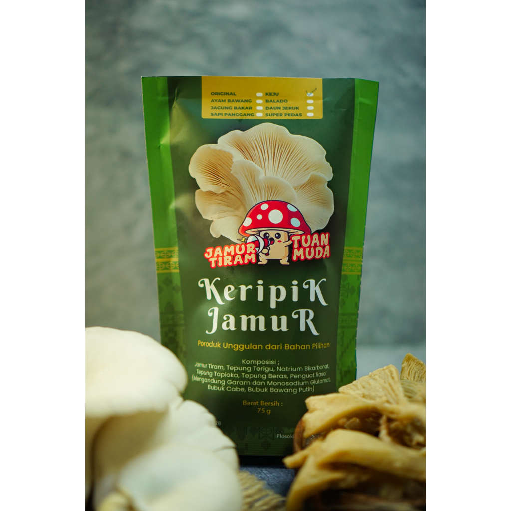 

Keripik Jamur Tiram Tuan Muda Homemade - 75 gram