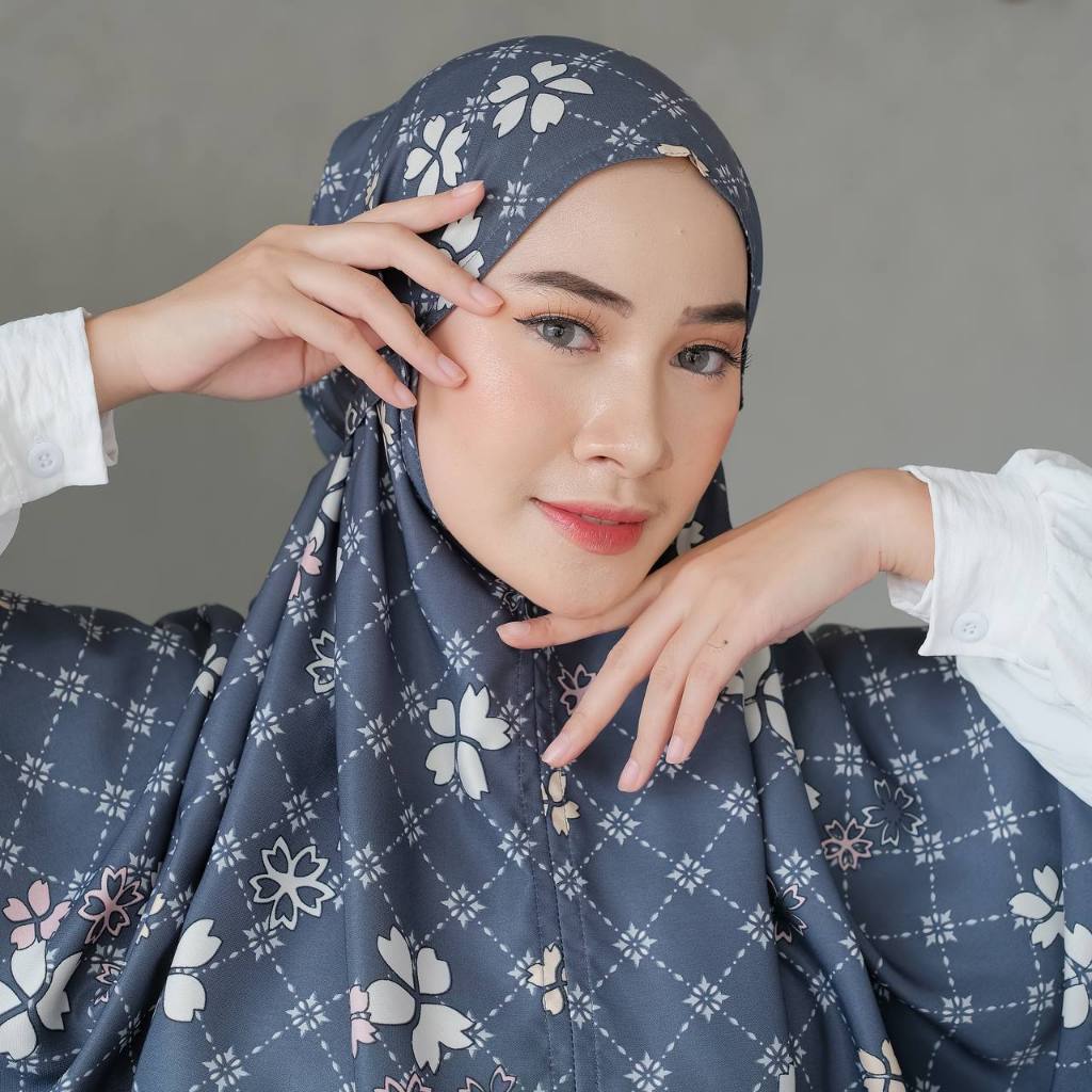 Bilqis Bergo Motif Hijab Instant