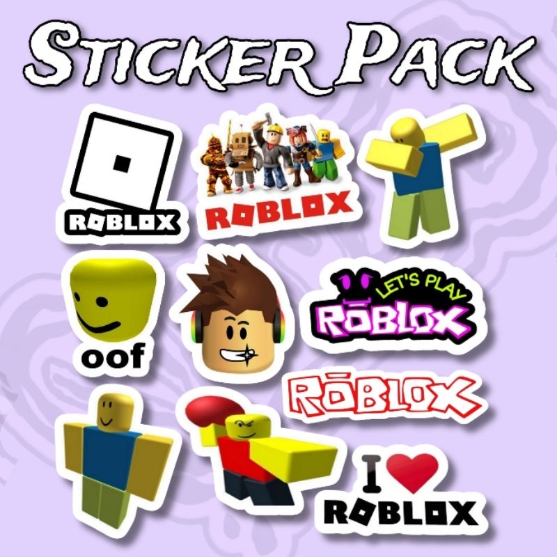 

Sticker Roblox pack isi 10 pcs vinyl waterproof