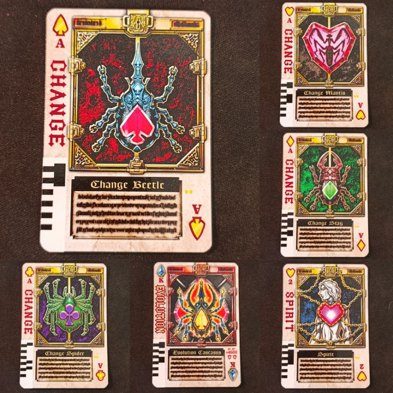 Kamen Rider Blade Rouse Card Change Beetle Evolution King Kustom (Bootleg) Non Bandai | DX Kartu Kam
