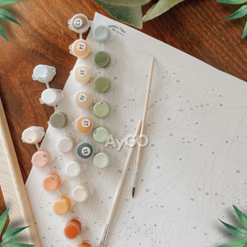 

YUH PAINTING BY NUMBER / PAINTING BY NO / PAKET MELUKIS / PAINT BY NUMBER KIT / CANVAS